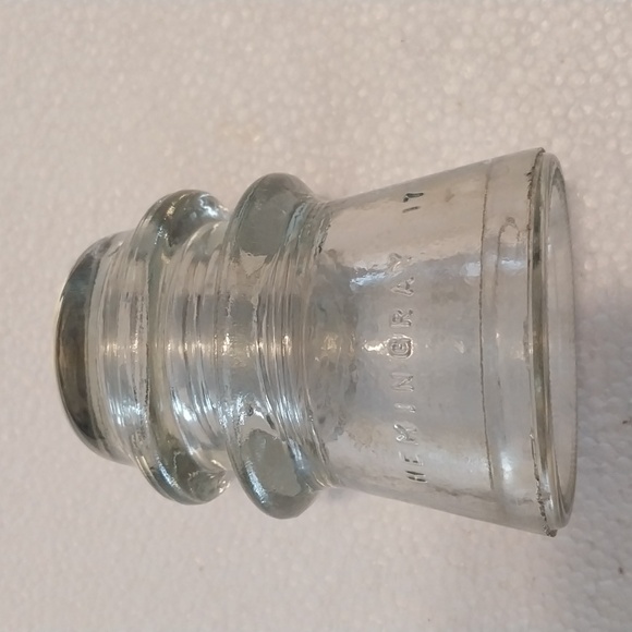4 Vintage Telephone Insulators Collector's Item old Clear - Picture 4 of 7
